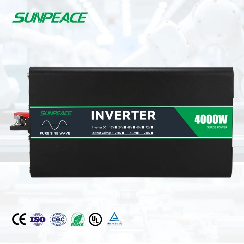 2000w 4000w DC Pure Sine Wave Inverter Solar Power Car Converter