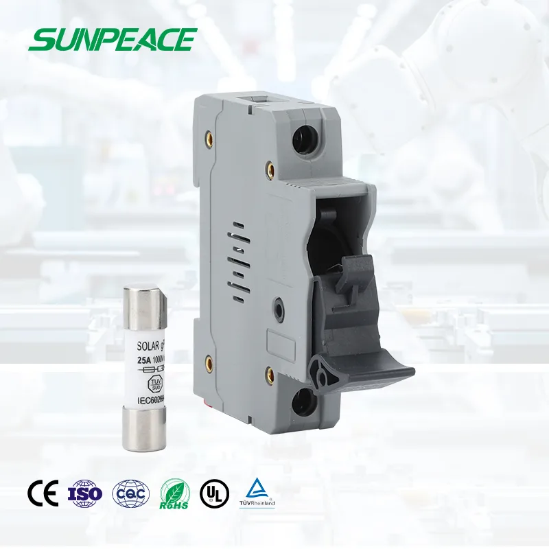 DC AC Fuse Holder 125A 1000VDC 1500VDC For solar system OEM ODM Manufacturer