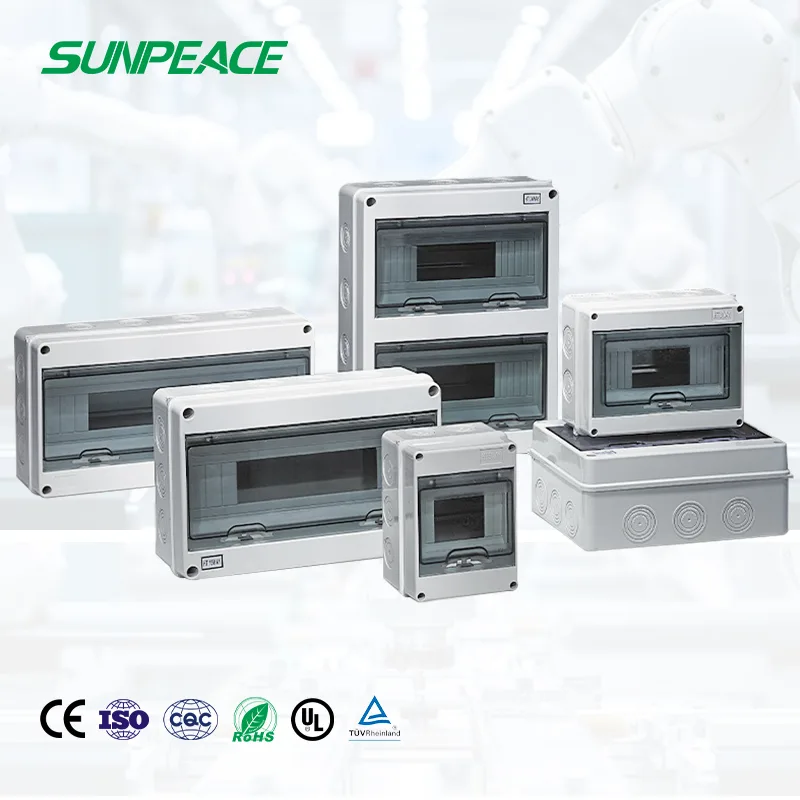 HT Series 3 Ways IP65 ABS Outdoor Electrical Waterproof Plastic Distribution Box