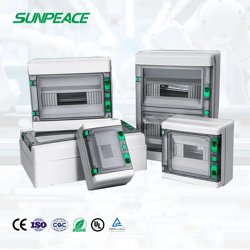 HA 8ways IP65 IP66 ABS Solar Power Flameproof Dustproof Outdoor Charging Pile Waterproof Box