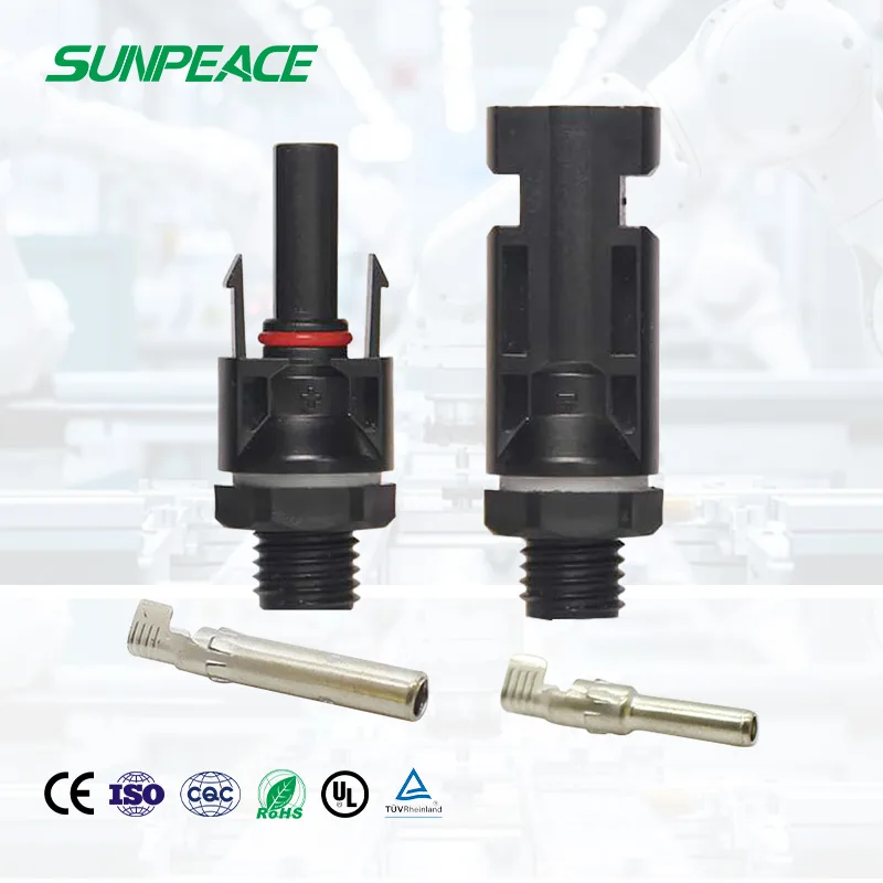 Solar Photovoltaic Connectors Male Female 1000V 30A 45A 50A