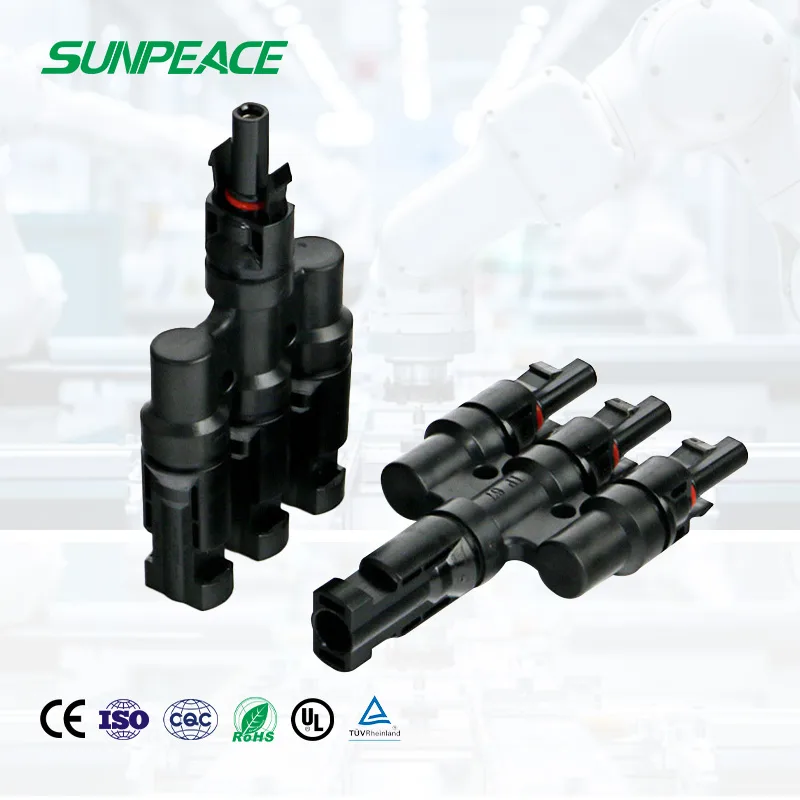 T-type T4 Solar Photovoltaic Connectors Male Female