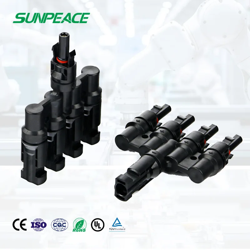 T-type T5 Solar Photovoltaic Connectors Male Female