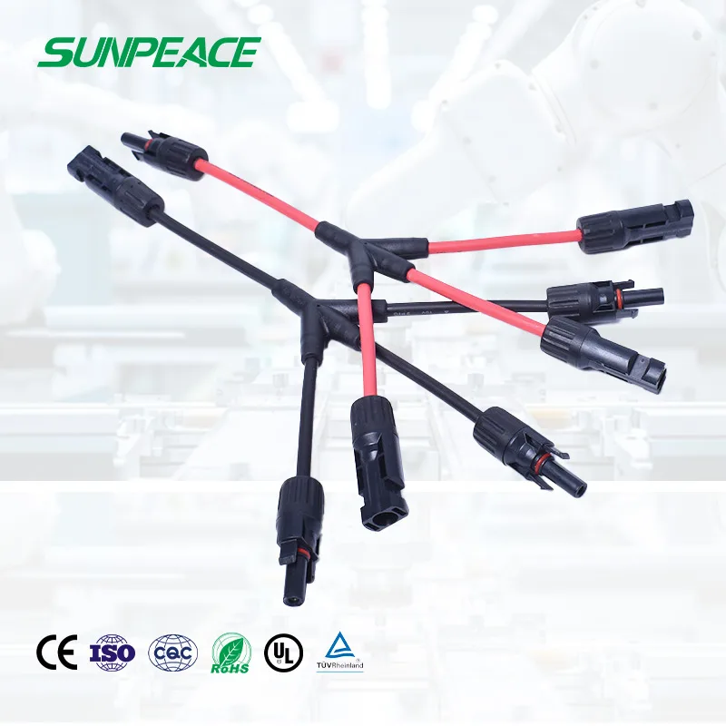 Y Type Y4 Waterproof Solar Photovoltaic Connectors