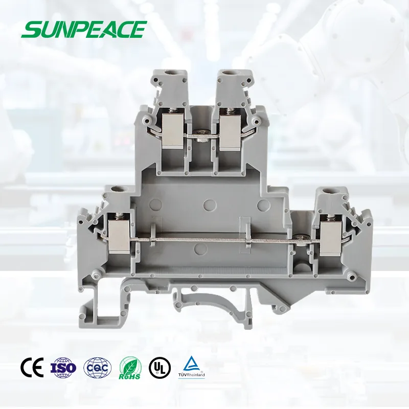 UKKB3 Din Rail Mounted Screw Terminal Block