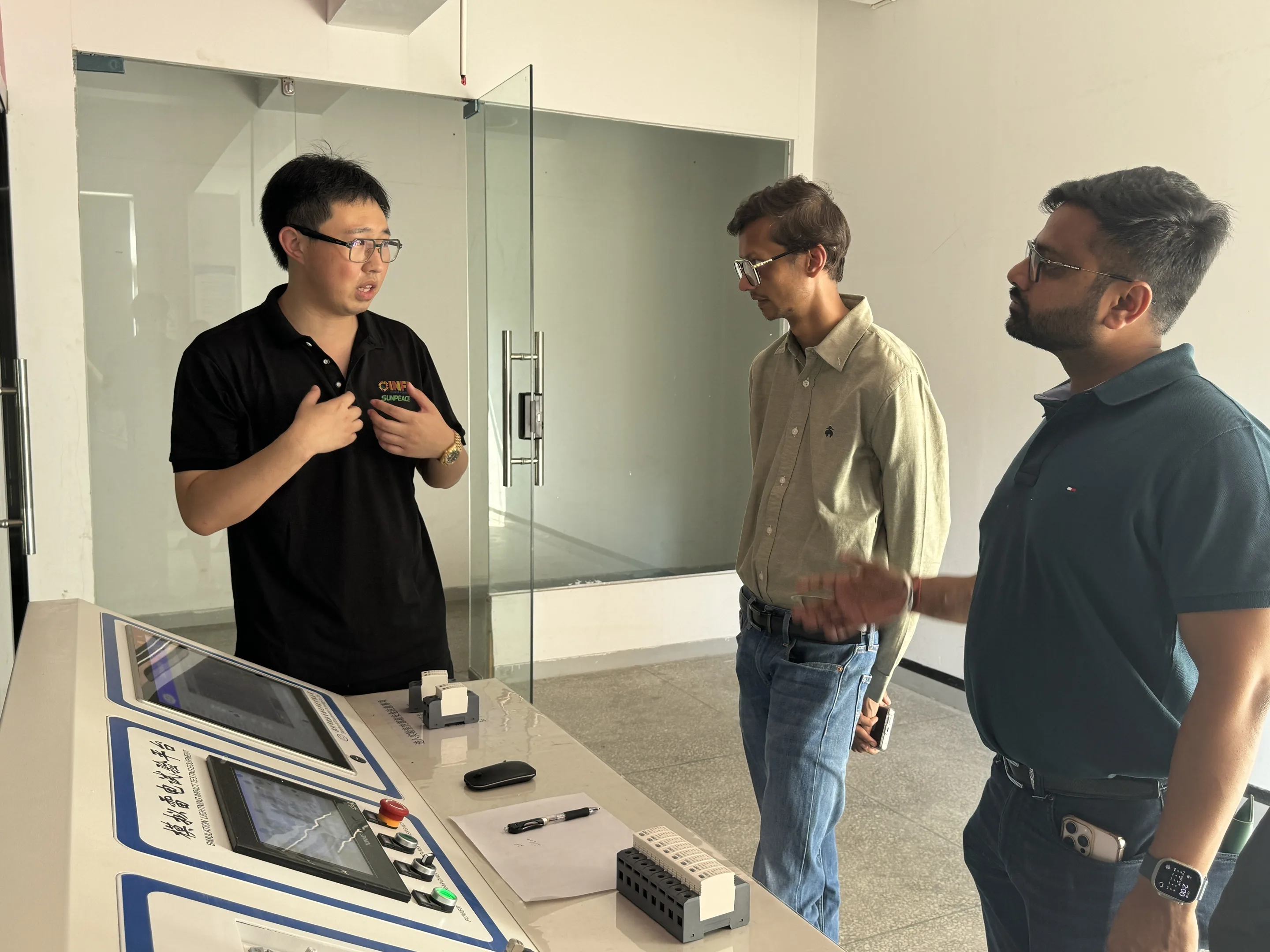 Indian Partners Conduct Productive Factory Audit at SUNPEACE 1