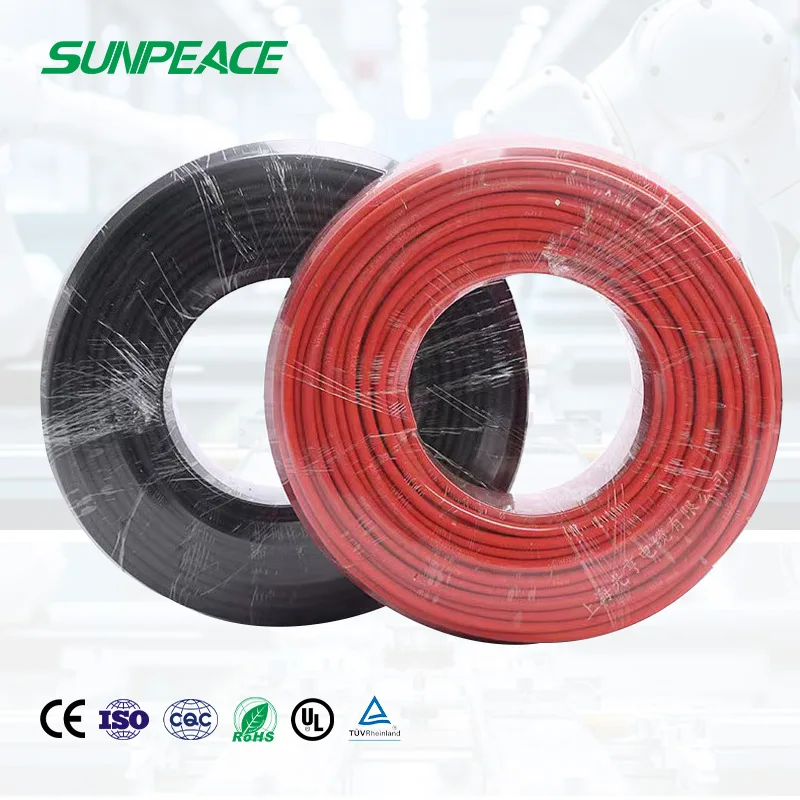 H1Z2Z2-K PV Cable Wire Tinned Copper Solar DC Cable