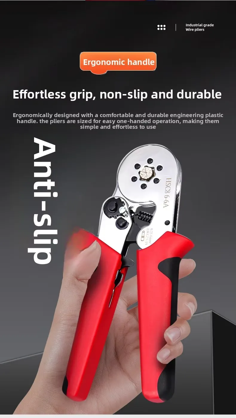 HSC8 6-6A Terminal Crimping Pliers Tool 6 HSC8 6-6A Terminal Crimping Pliers Tool 6