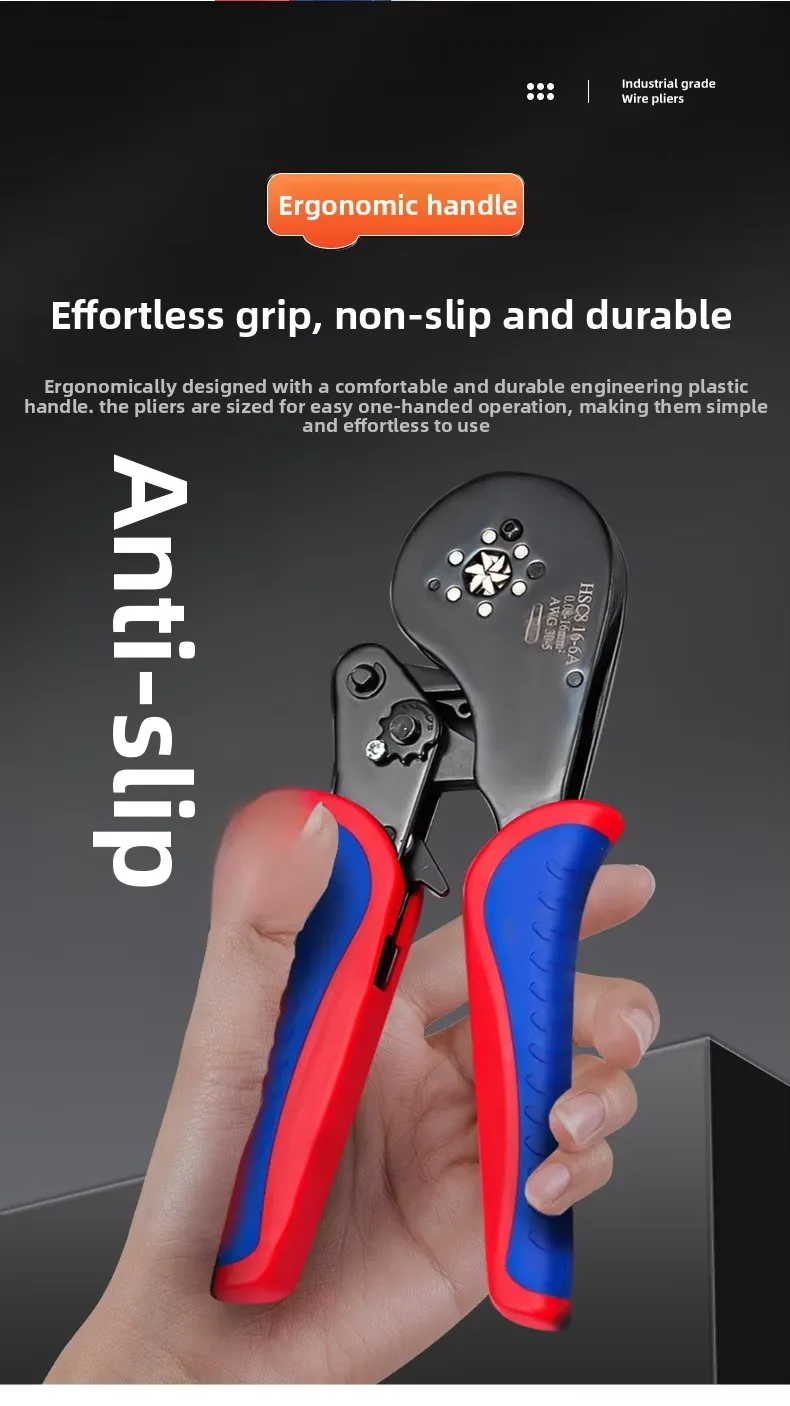 HSC8 16-6A Terminal Crimping Pliers Tool 4 HSC8 16-6A Terminal Crimping Pliers Tool 4