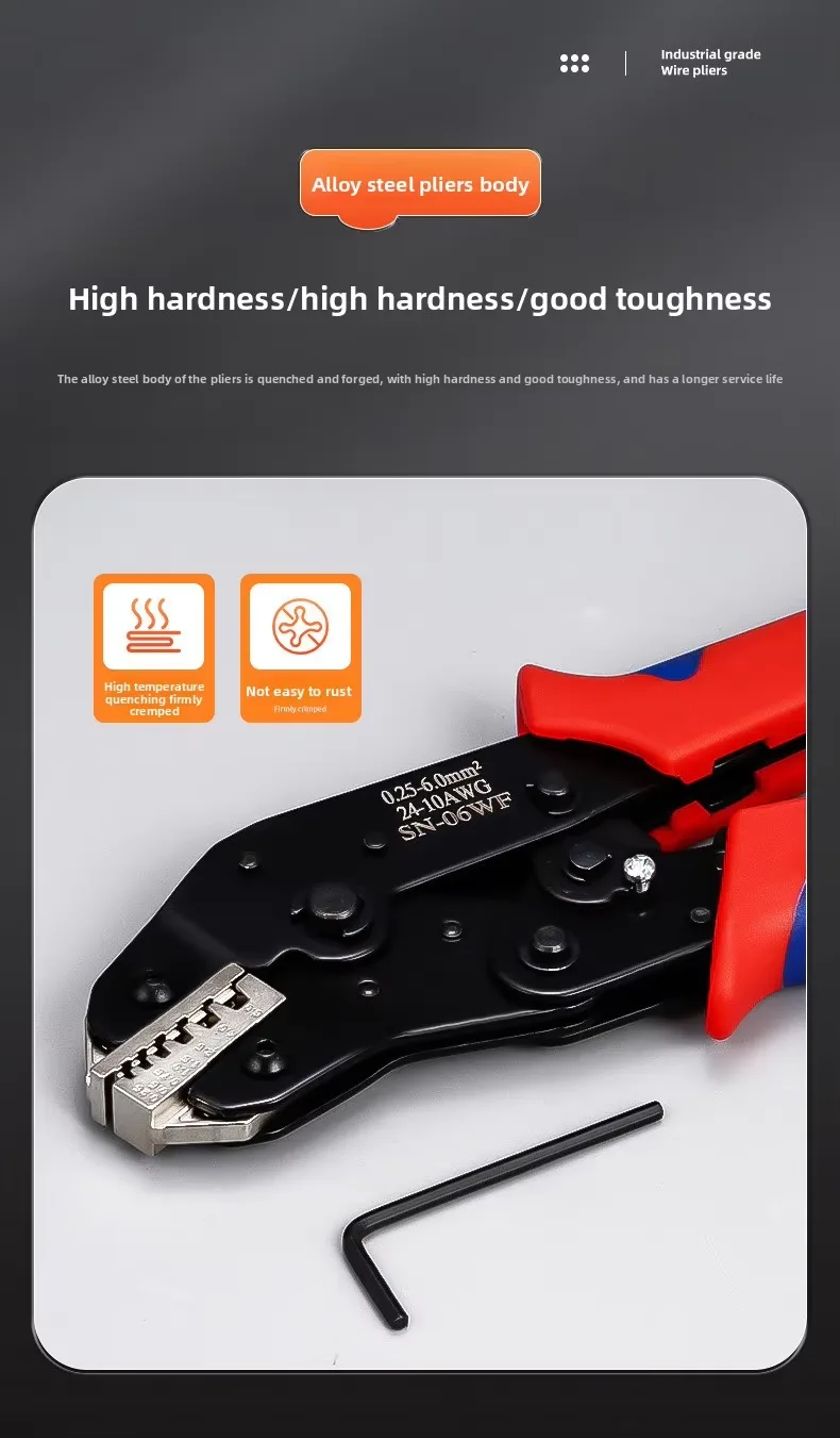 SN-58B Terminal Crimping Pliers Tool 2 SN-58B Terminal Crimping Pliers Tool 2